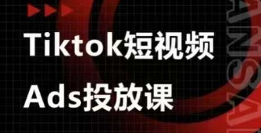 Ads视频投放课，tiktok短视频广告投放课-壹浩聊项目