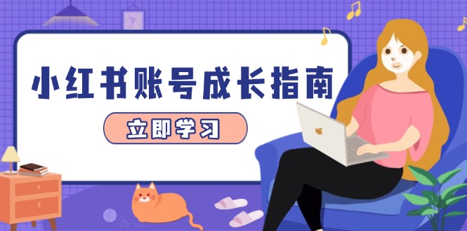 小红书账号成长指南，爆款选题+精准定位+数据分析，系统提升账号变现能力-壹浩聊项目