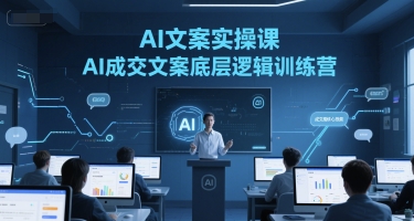 AI文案实操课，AI成交文案底层逻辑训练营-壹浩聊项目