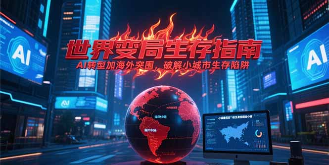 付费文章《世界变局生存指南，AI转型加海外突围，破解小城市生存陷阱》-壹浩聊项目