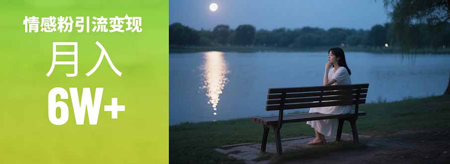 情感粉引流变现实操课：单月变现6w+，情感粉引流变现实操课-壹浩聊项目
