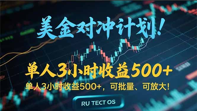 长久稳定的撸美金项目，平均3小时收入 500+，可公司实地考察实地操作！-壹浩聊项目