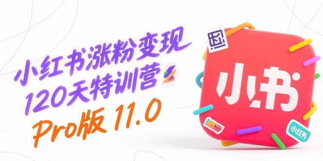 小红书涨粉变现120天特训营Pro版11.0：从0到1掌握平台运营,内容制作和变现-壹浩聊项目