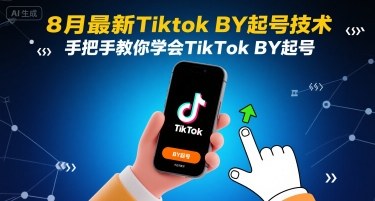 8月最新Tiktok搬运起号技术，手把手教你学会TikTok搬运起号-壹浩聊项目