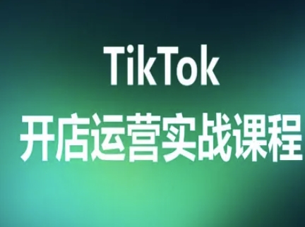 TikTok开店运营实战课程，TK跨境电商实操全流程-壹浩聊项目