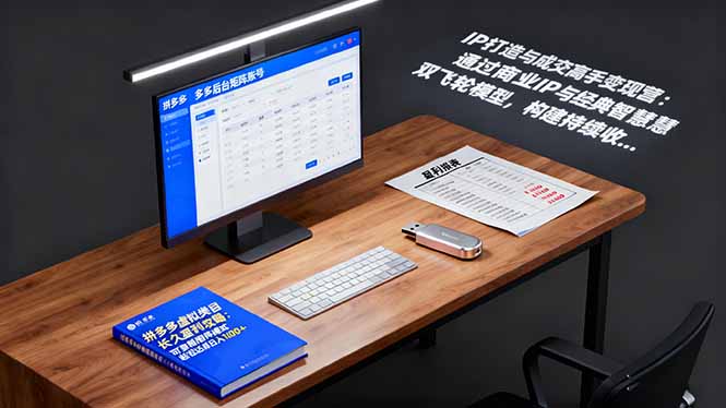 IP打造与成交高手变现营:通过商业IP+经典智慧双飞轮模型 构建持续收钱系统-壹浩聊项目