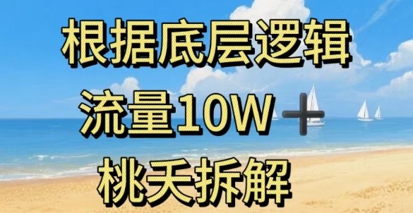据底层逻辑，流量10W+，以安全知识科普为例-壹浩聊项目