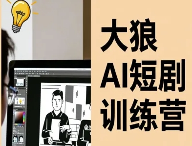 大狼AI短剧训练营-短剧课程(更新中)-壹浩聊项目