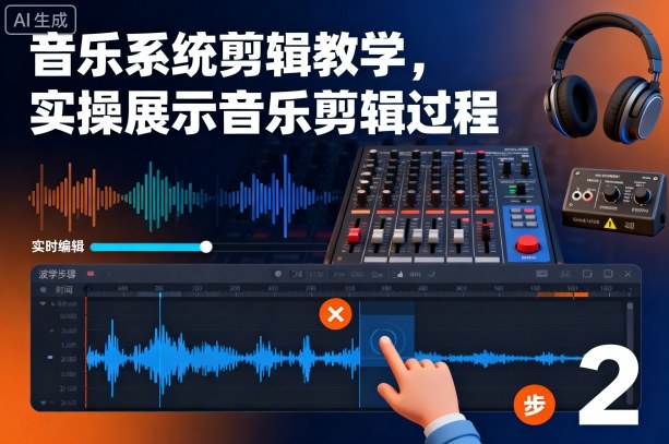 音乐系统剪辑教学，实操展示音乐剪辑过程-壹浩聊项目