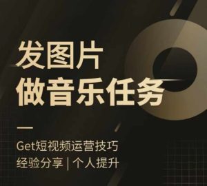 头条图文音乐任务,发图片做音乐任务,简单易上手-壹浩聊项目