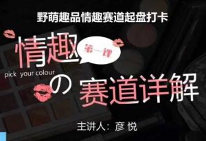 比高社群:情趣赛道训练营,野萌趣品情趣赛道起盘打卡,市场刚需项目-壹浩聊项目