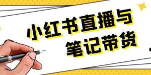 (13688期)小红书直播与笔记带货:选品、上架、笔记写作、视频剪辑及直播话术等-壹浩聊项目