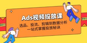 Ads视频投放课全解析:选品、投流、剪辑到数据分析,一站式掌握投放秘诀-壹浩聊项目