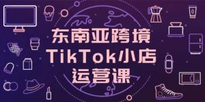 东南亚跨境TikTok小店运营课,掌握店铺设置与流量转化核心技巧-壹浩聊项目