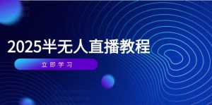 半无人直播课(2025/4月-壹浩聊项目