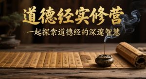 道德经实修营,一起探索道德经的深邃智慧-壹浩聊项目
