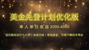 连续7-8年创单日收益冠军项目,日收益$600-1200-壹浩聊项目