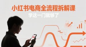 小红书电商全流程拆解课,学这一门就够了-壹浩聊项目