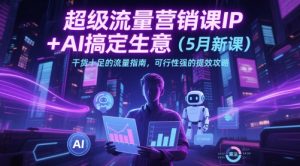 超级流量营销课IP+AI搞定生意(5月新课)干货十足的流量指南,可行性强的提效攻略-壹浩聊项目