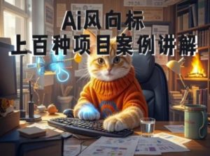 Ai风向标-附100种项目案例玩法-0基础小白到大神ai视频商业应用教学-壹浩聊项目