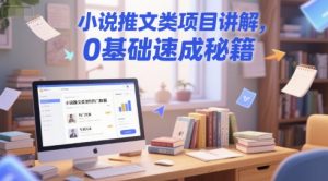 小说推文类项目讲解,0 基础速成秘籍-壹浩聊项目