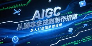 AIGC视频制作指南,从脚本生成到剪辑全流程,单人打造团队级视频-壹浩聊项目