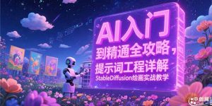 AI入门到精通全攻略,提示词工程详解,StableDiffusion绘画实战教学-壹浩聊项目