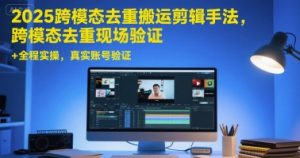 2025跨模态去重搬运剪辑手法，跨模态去重现场验证 +全程实操，真实账号验证-壹浩聊项目