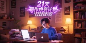 21天写作蜕变计划,从下笔困难到爆文创作,系统掌握变现方法论-壹浩聊项目