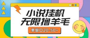 最新小说挂G自撸玩法本人实操单窗口20-50+可矩阵放大操作【揭秘】-壹浩聊项目