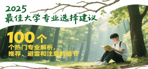 2025最佳大学专业选择建议，100个热门专业解析，推荐、避雷和注意的细节-壹浩聊项目