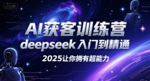 AI获客训练营，deepseek入门到精通，2025让你拥有超能力-壹浩聊项目