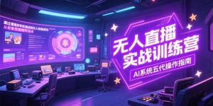 无人直播实操训练营,从设备搭建到话术,AI系统五代操作指南(7月更新-壹浩聊项目