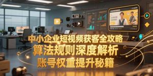 中小企业短视频获客全攻略,算法规则深度解析,账号权重提升秘籍-壹浩聊项目