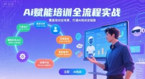 AI赋能培训全流程实站,覆盖培训全场景,打通 Al培训全链路-壹浩聊项目