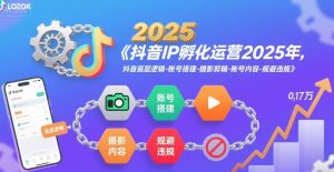 抖音IP孵化运营2025年，抖音底层逻辑-账号搭建-摄影剪辑-账号内容-规避违规-壹浩聊项目