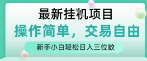 最新挂G项目，人人可上手，操作简单， 每天24小时自动运行轻松日入三位数【揭秘】-壹浩聊项目