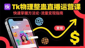 Tk物理整蛊直播跨境运营：快速掌握整蛊类直播的运营方法论，实现流量变现-壹浩聊项目