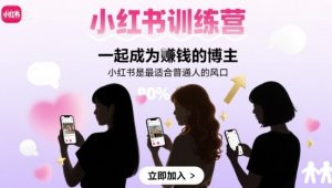 小红书训练营一起成为賺钱的博主,小红书是最适合普通人的风口-壹浩聊项目