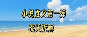 小说推文项目操作全流程第一弹，0粉就能做，门槛低非常适合新手-壹浩聊项目