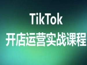 TikTok开店运营实战课程，TK跨境电商实操全流程-壹浩聊项目