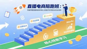 直播电商陪跑班:快速掌握直播电商的核心技能并实现就业/创业目标-壹浩聊项目