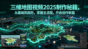 三维地图视频2025制作秘籍,从基础到高阶,掌握全流程,开启创作新篇-壹浩聊项目