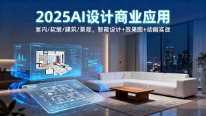 2025AI设计商业应用:室内/软装/建筑/景观,智能设计+效果图+动画实战-壹浩聊项目