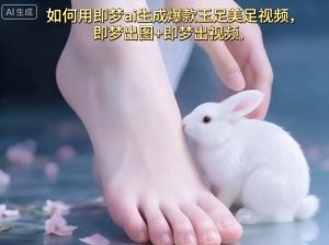 如何用即梦ai生成爆款玉足美足视频,即梦出图+即梦出视频,快速涨粉-壹浩聊项目