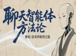 聊天智能体方法论-咨询师教师个人IP教程，咨询师教练躺賺之路-壹浩聊项目