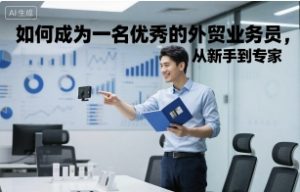 如何成为一名优秀的外贸业务员,从新手到专家-壹浩聊项目