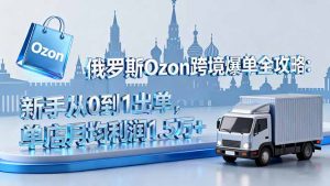 俄罗斯Ozon跨境爆单全攻略:新手从0到1出单,单店月均利润1.5万+-壹浩聊项目