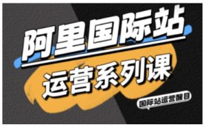 阿里国际站运营系列课，涵盖精准引流、直通车与全站推实战SOP，搭配AI效率工具包与高阶增长玩法-壹浩聊项目