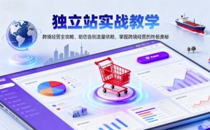 独立站实战教学,跨境经营全攻略,助您告别流量依赖,掌握跨境经营的终极奥-壹浩聊项目